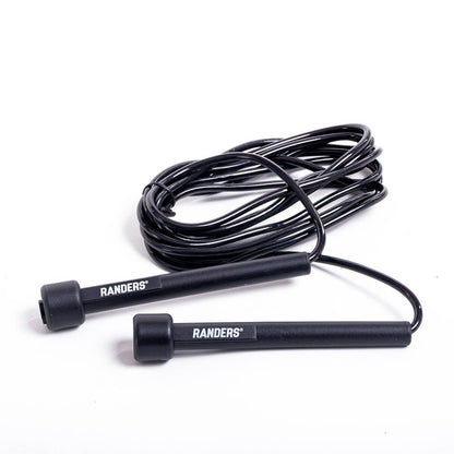 Cuerda de saltar de plástico 2.9M Negro Randers