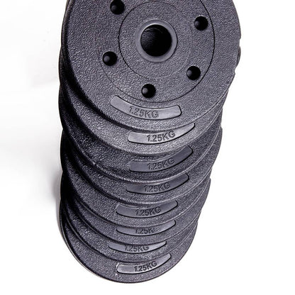 Set De 2 Mancuernas + Barra 3 En 1 + 25 Kg En Pesas Randers
