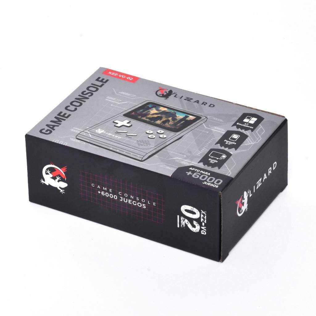 Consola Portátil 6000 Juegos Pantalla 3.0" X-Lizzard