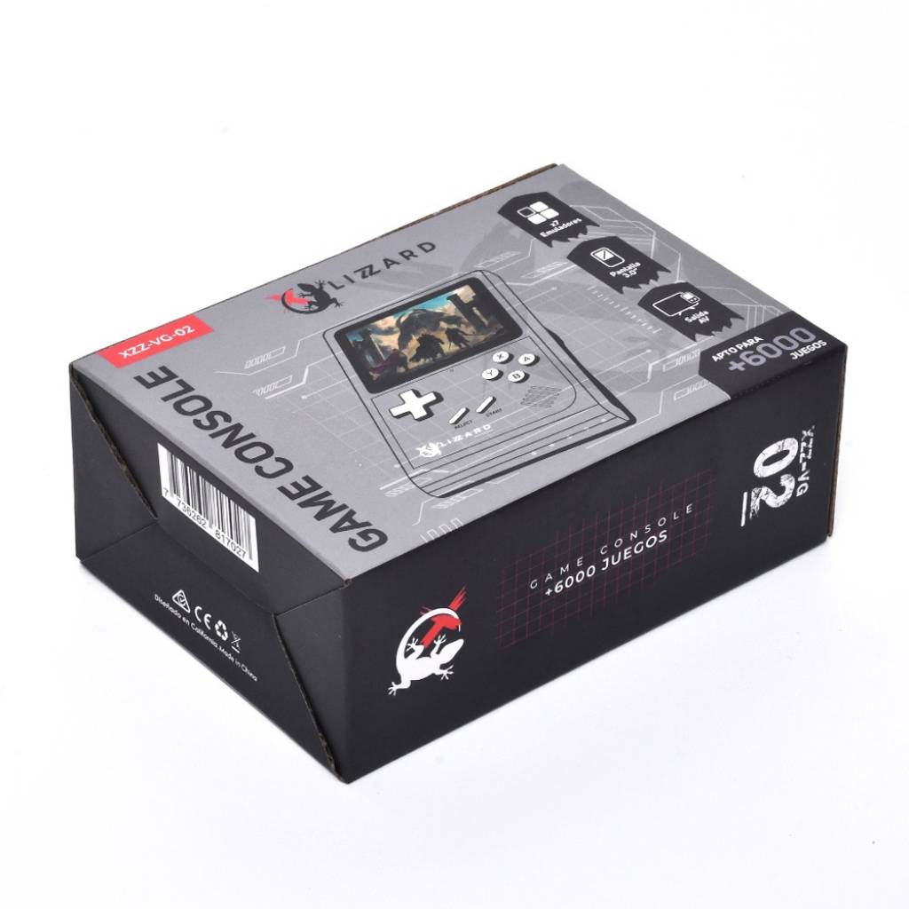Consola Portátil 6000 Juegos Pantalla 3.0" X-Lizzard