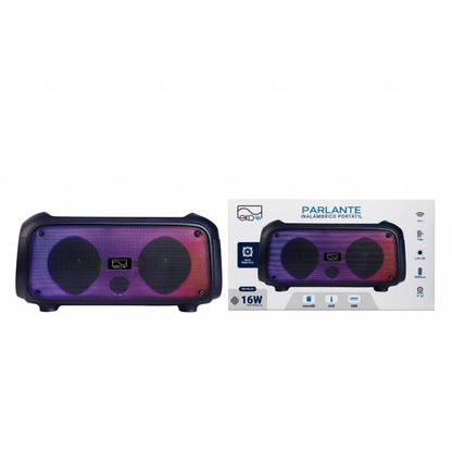 Parlante Bluetooth EKO-Vi 02 16W 4" 3600 mAh Negro