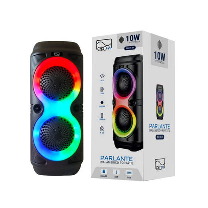 Parlante Bluetooth EKO-Vi 01 10W 4" 1200 mAh Negro