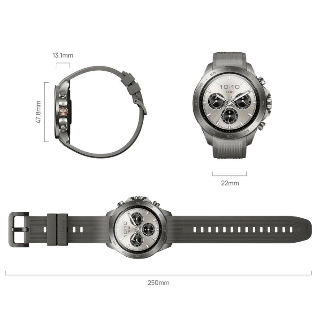 Smartwatch Mibro GS Explorer S Titanium/Silicona 1.32" 460mAh Gris