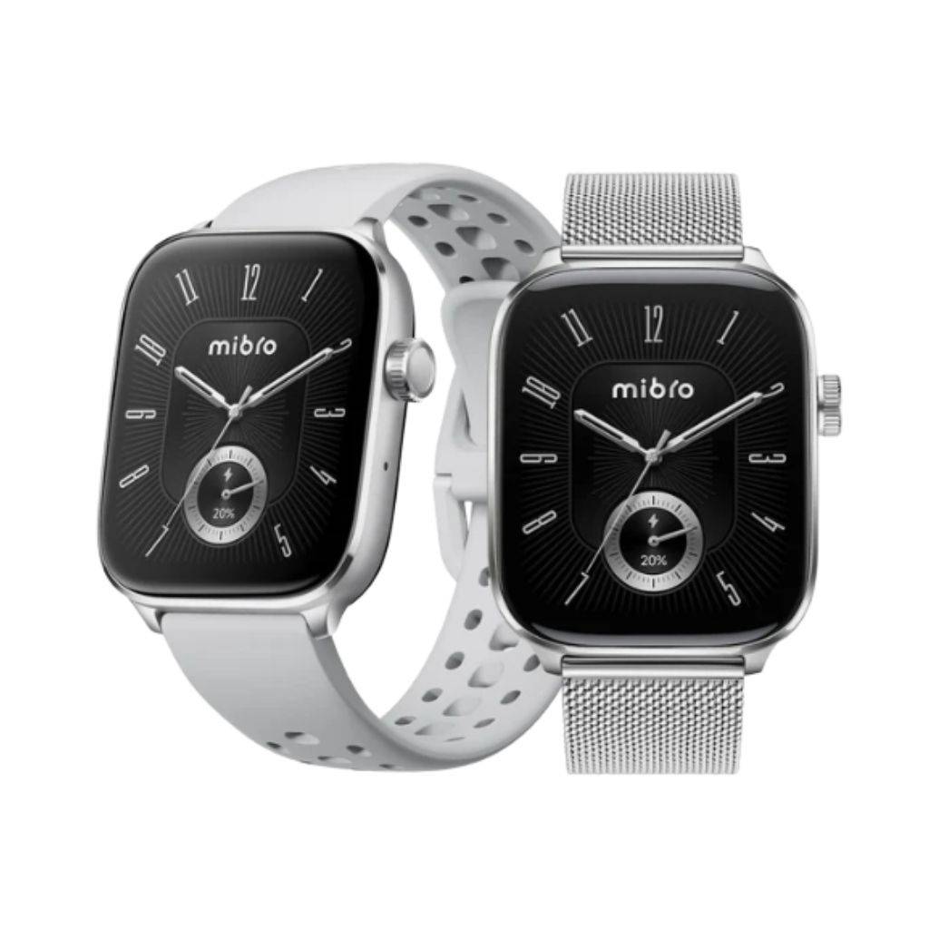 Smartwatch Mibro Fit c/2 Mallas Plateado