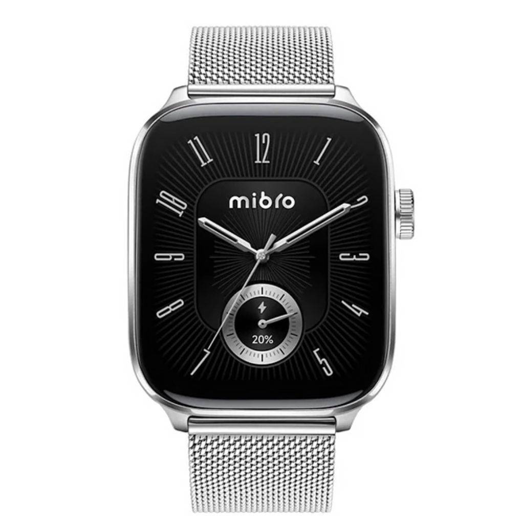 Smartwatch Mibro Fit c/2 Mallas Plateado