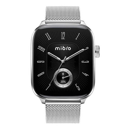 Smartwatch Mibro Fit c/2 Mallas Plateado