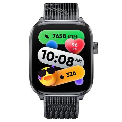 Smartwatch Mibro Fit  c/2 Mallas Negro
