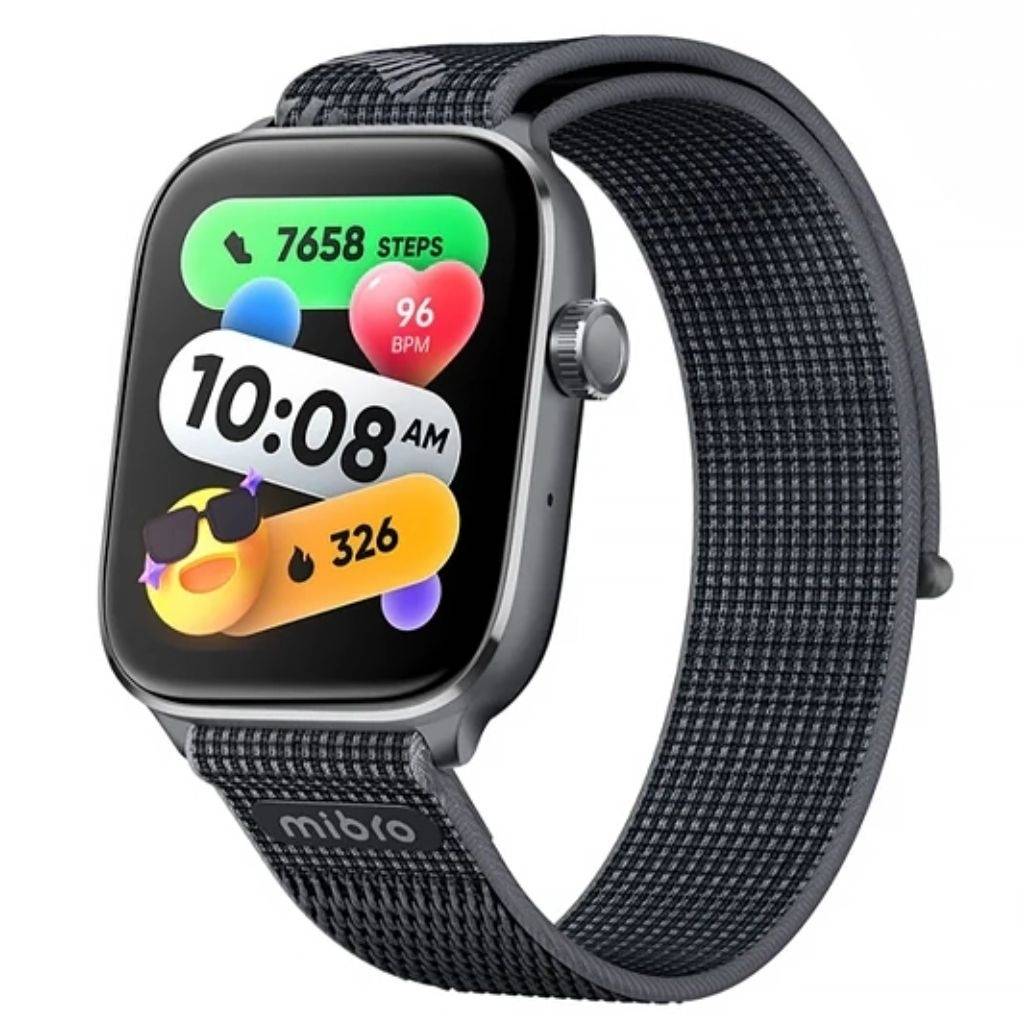 Smartwatch Mibro Fit  c/2 Mallas Negro