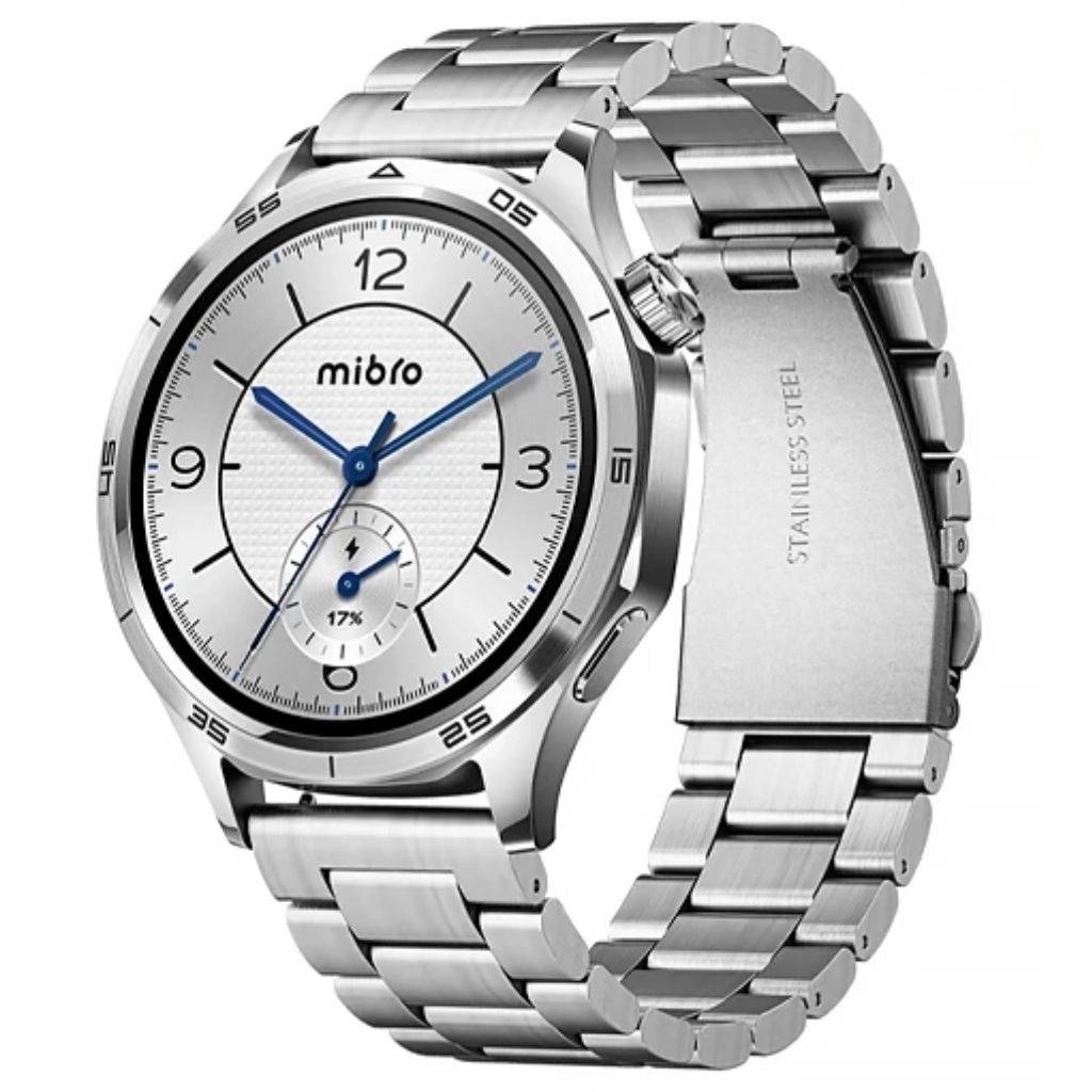 Smartwatch Mibro GT 350mAh c/2 Mallas Plateado