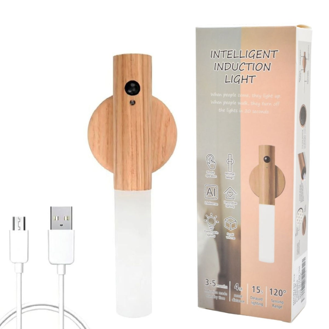 Lampara de pared recargable con sensor 18cm.