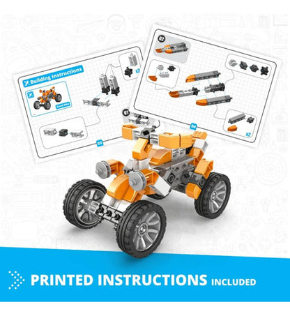 Juguete De Encastre Inventor Mechanics Cuatriciclo +5 Modelo