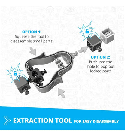 Juguete De Encastre Inventor Mechanics Cuatriciclo +5 Modelo
