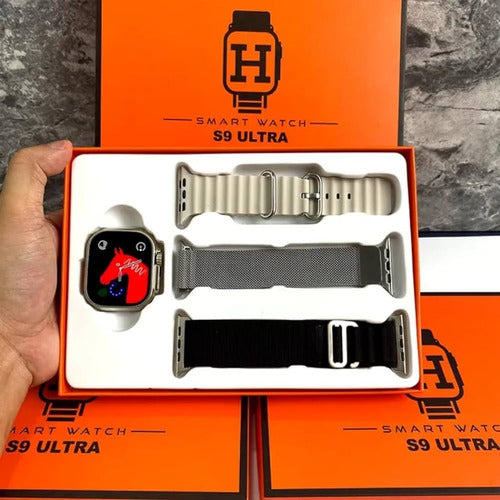 Reloj Smart Watch S9 Ultra con 3 Correas + Auricular de REGALO