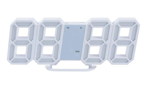 Reloj Digital Mesa Números Luz Led Moderno Despertador Usb