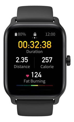 Reloj Smartwatch Udfine Starry Llamadas Bluetooth Negro