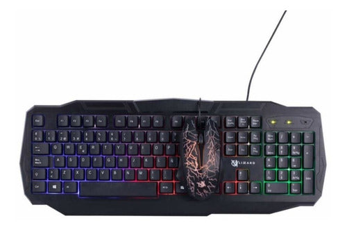 Combo Gamer Xzz-co-02 Teclado/mouse/auricular/mousepad Rgb U