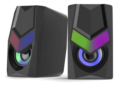 Parlantes Gamer Xzz-sp-01 2x3w Rgb Usb+3.5mm X-lizzard