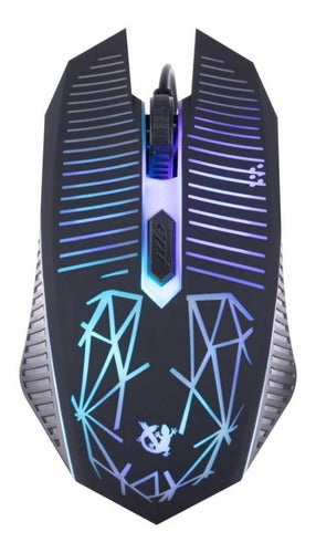 Combo Gamer Xzz-co-02 Teclado/mouse/auricular/mousepad Rgb U