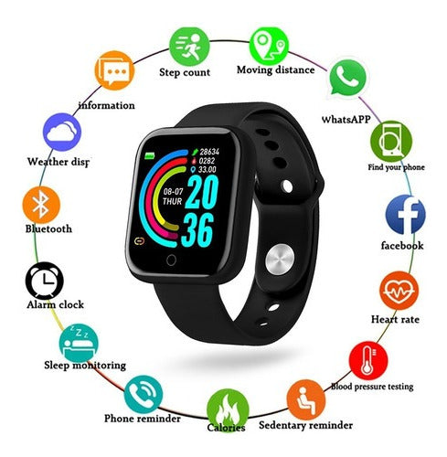 Reloj Inteligente Smartwatch Fitness D20