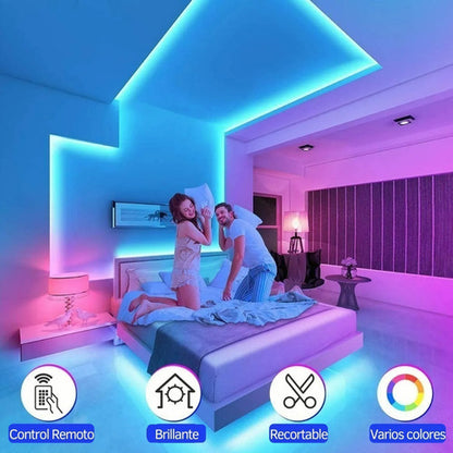 Rollo Led 5050 Rgb 5m C/control Usb Xtrike Me - Ffstoreuy