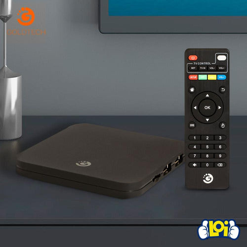 Smart Tv Box Goldtech 4k Uhd 16gb 2gb Wifi Android 10 Star+