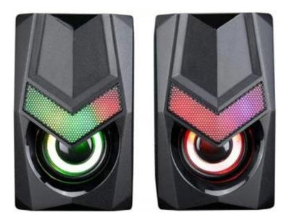Parlantes Gamer Xzz-sp-01 2x3w Rgb Usb+3.5mm X-lizzard