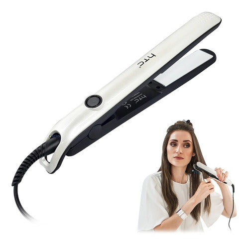 Planchita De Pelo Alisador De Cerámica Htc Jk-6016