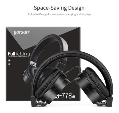 Auriculares Cableados Vincha Plegable Gorsun Gs-778 Ws