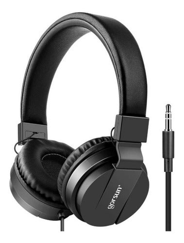 Auriculares Cableados Vincha Plegable Gorsun Gs-778 Ws