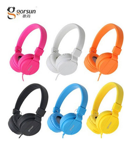 Auriculares Cableados Gorsun Gs-778 Ws - Blanco
