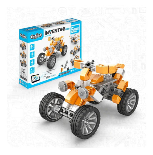 Juguete De Encastre Inventor Mechanics Cuatriciclo +5 Modelo